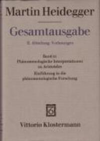 Cover: 9783465026501 | Gesamtausgabe Abt. 2 Vorlesungen Bd. 61. Phänomenologische...