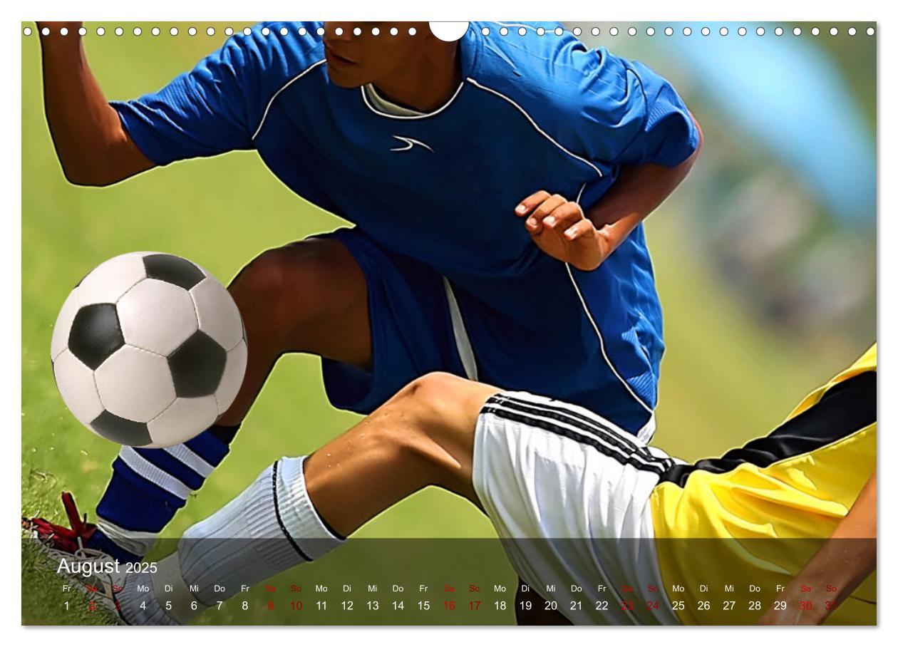 Bild: 9783383934520 | Fußball - pure Leidenschaft (Wandkalender 2025 DIN A3 quer),...