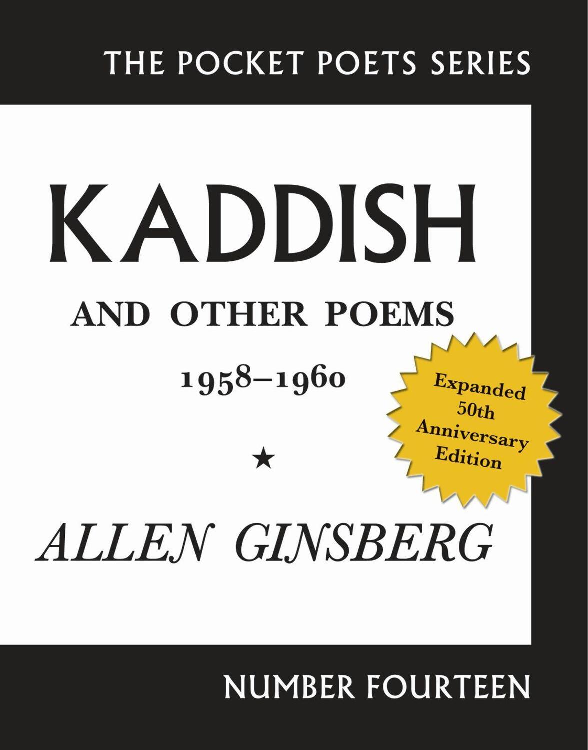 Cover: 9780872865112 | Kaddish and Other Poems | 50th Anniversary Edition | Allen Ginsberg