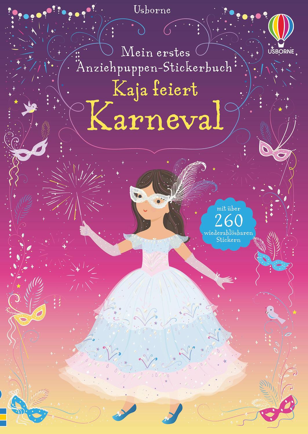 Cover: 9781789416473 | Mein erstes Anziehpuppen-Stickerbuch: Kaja feiert Karneval | Watt