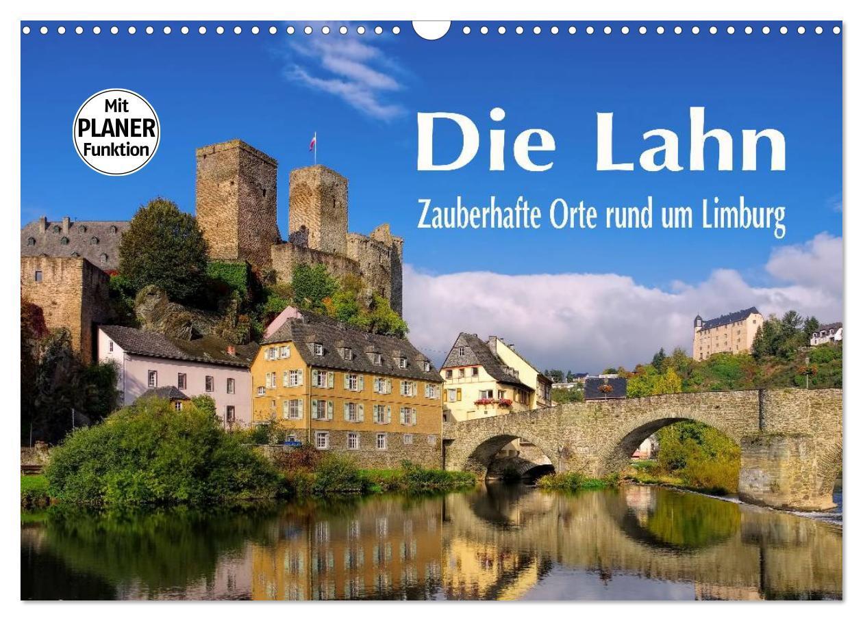 Cover: 9783435537303 | Die Lahn - Zauberhafte Orte rund um Limburg (Wandkalender 2025 DIN...