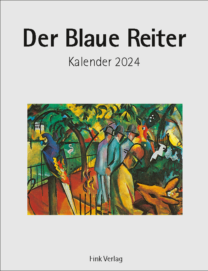 Cover: 9783771719838 | Der Blaue Reiter 2024 | Kunst-Einsteckkalender | Kalender | 12 S.
