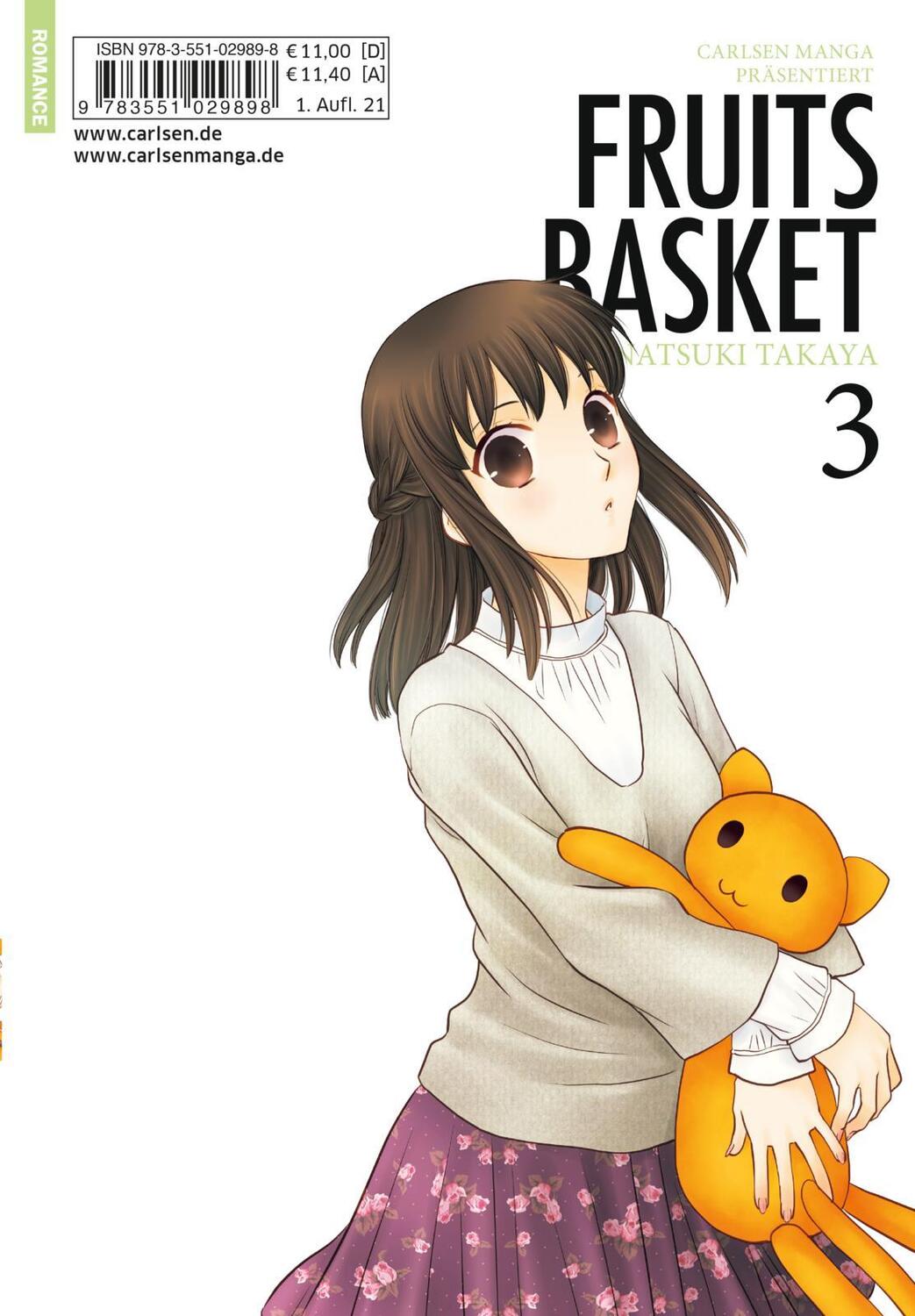 Rückseite: 9783551029898 | FRUITS BASKET Pearls 3 | Natsuki Takaya | Taschenbuch | 392 S. | 2021