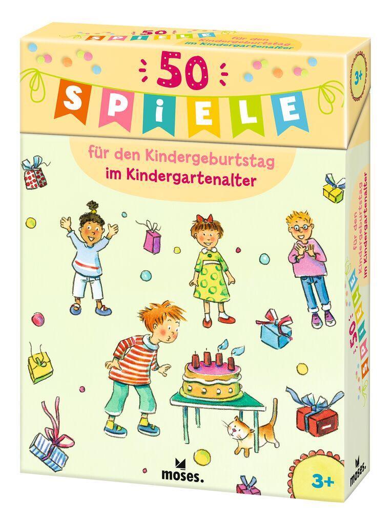 Cover: 9783964552990 | 50 Spiele für den Kindergeburtstag im Kindergartenalter | Taschenbuch