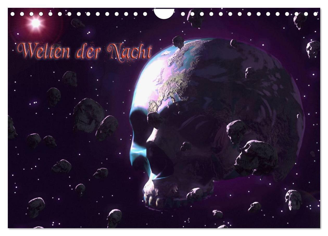 Cover: 9783435683192 | Welten der Nacht ¿ Gothic und Dark Art (Wandkalender 2025 DIN A4...