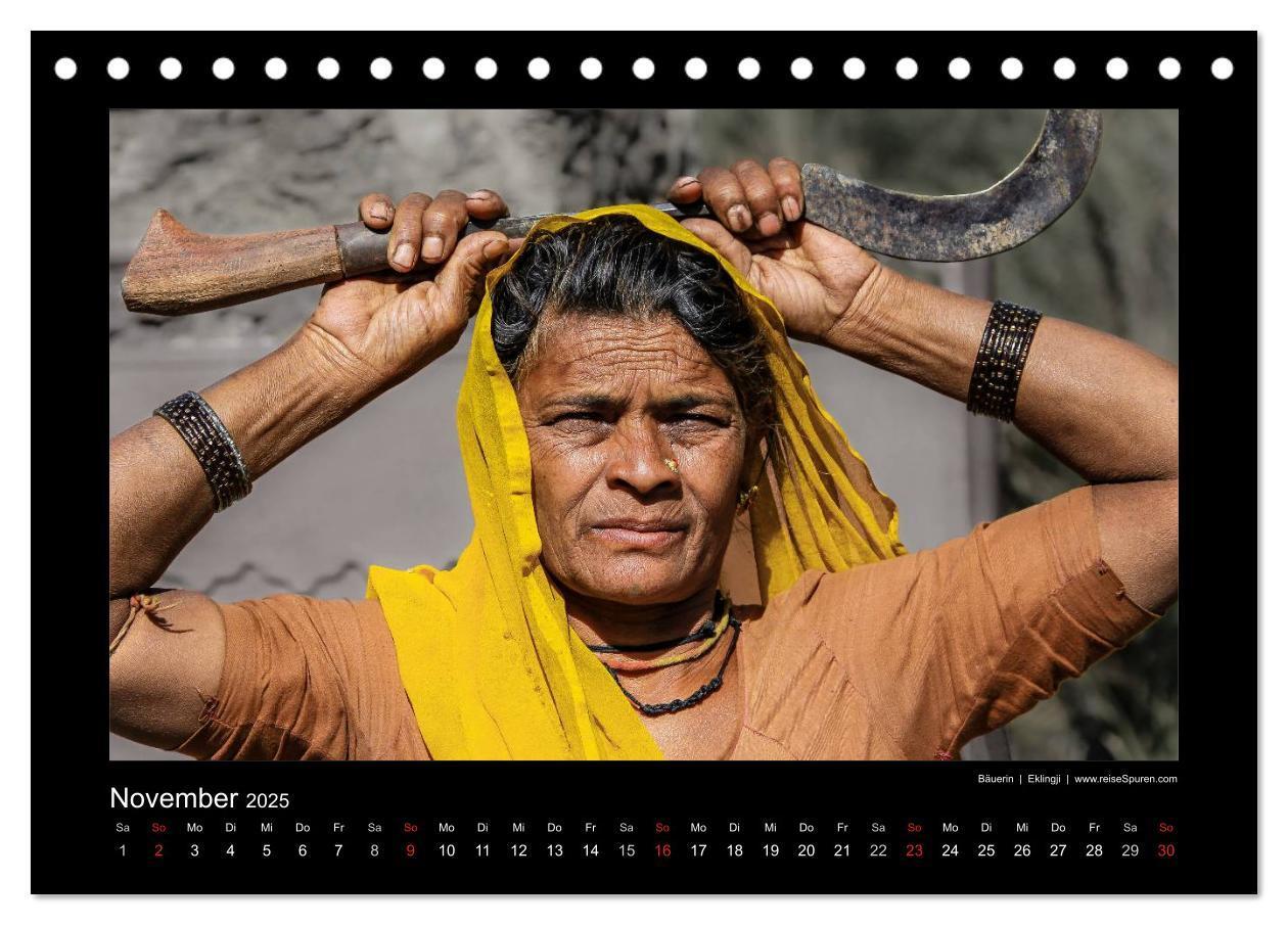 Bild: 9783435619351 | Willkommen in Indien 2025 (Tischkalender 2025 DIN A5 quer),...