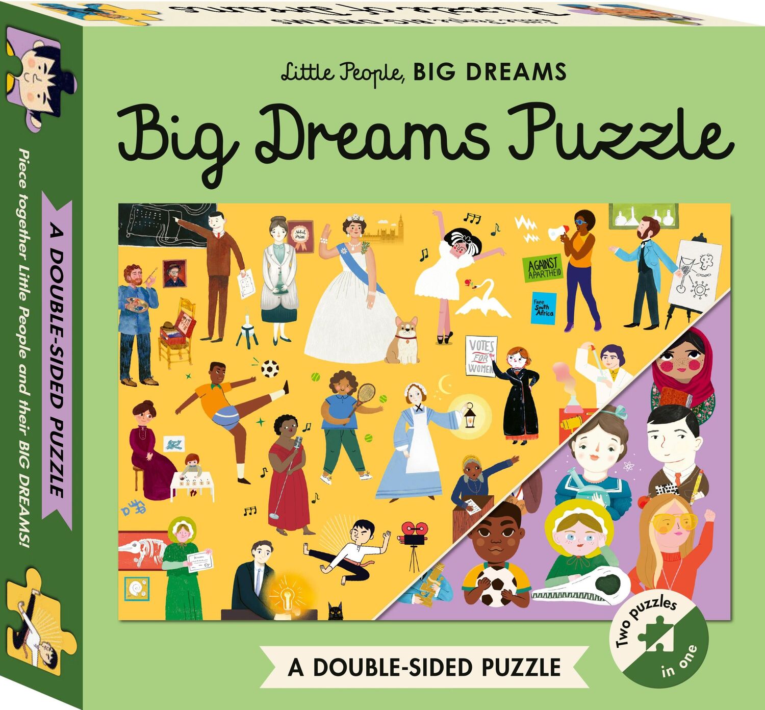 Cover: 9780711287044 | Little People, BIG DREAMS Puzzle | 100-Piece Double-Sided Puzzle