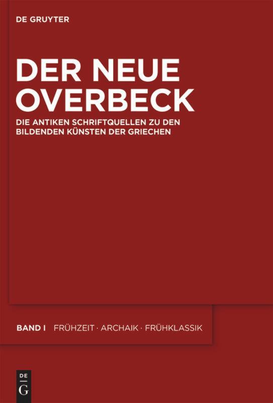 Cover: 9783110182330 | Der Neue Overbeck | Sascha Kansteiner (u. a.) | Buch | 5 Bücher | 2014