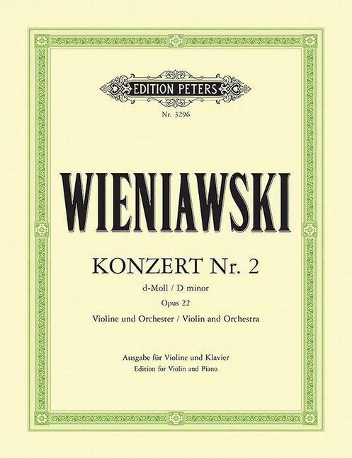 Cover: 9790014015374 | Violin Concerto No. 2 in D minor Op. 22 | Henryk Wieniawski | Buch