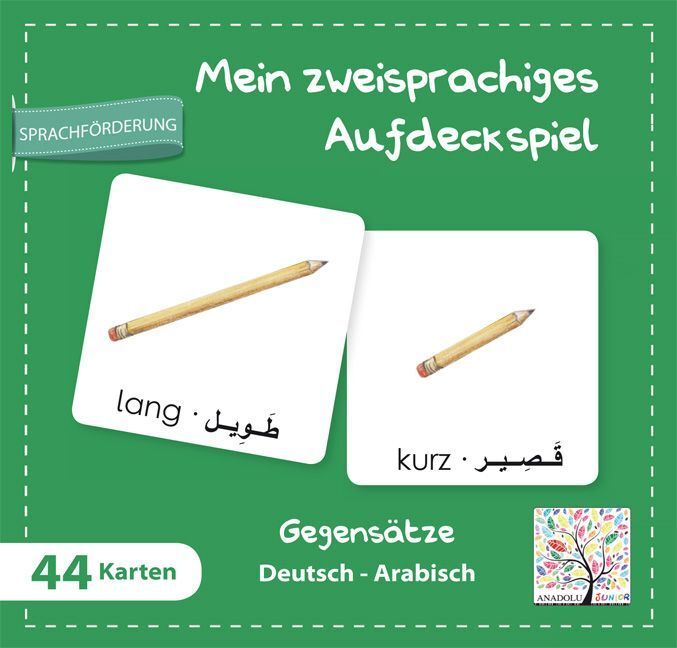 Cover: 9783861215721 | Mein zweisprachiges Aufdeckspiel , Gegensätze, Deutsch-Arabisch...