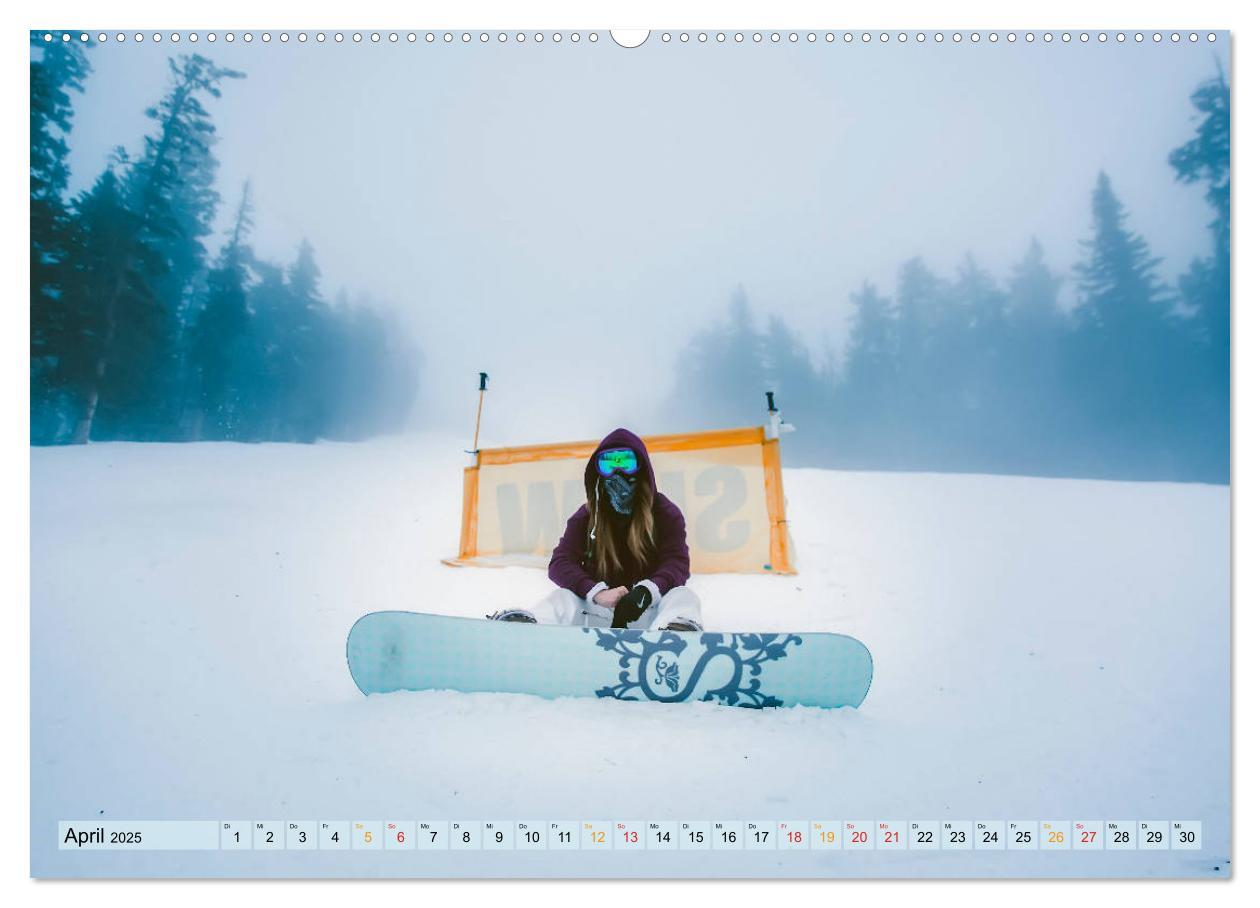 Bild: 9783435372072 | Snowboard - so cool (Wandkalender 2025 DIN A2 quer), CALVENDO...