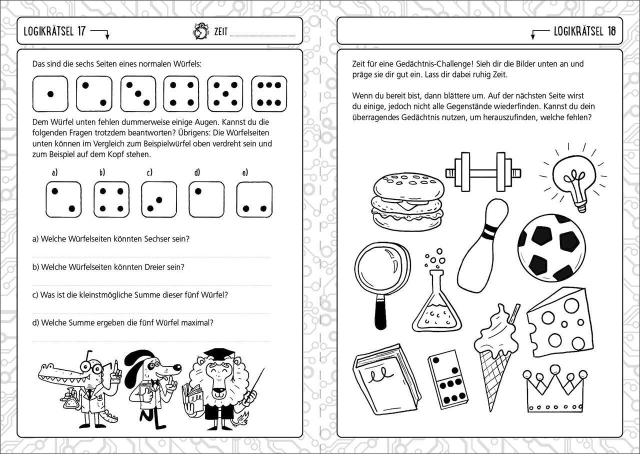 Bild: 9783743207912 | Der große Logiktest für Kinder - Stell dein Hirn auf die Probe! | Buch