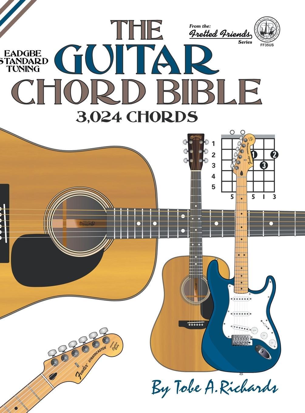 Cover: 9781906207670 | The Guitar Chord Bible | Standard Tuning 3,024 Chords | Richards