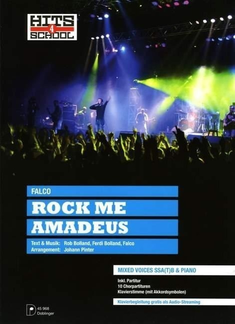 Cover: 9790012407706 | Rock Me Amadeus, für 4-5stimmigen Chor und Klavier, Partitur, 10...