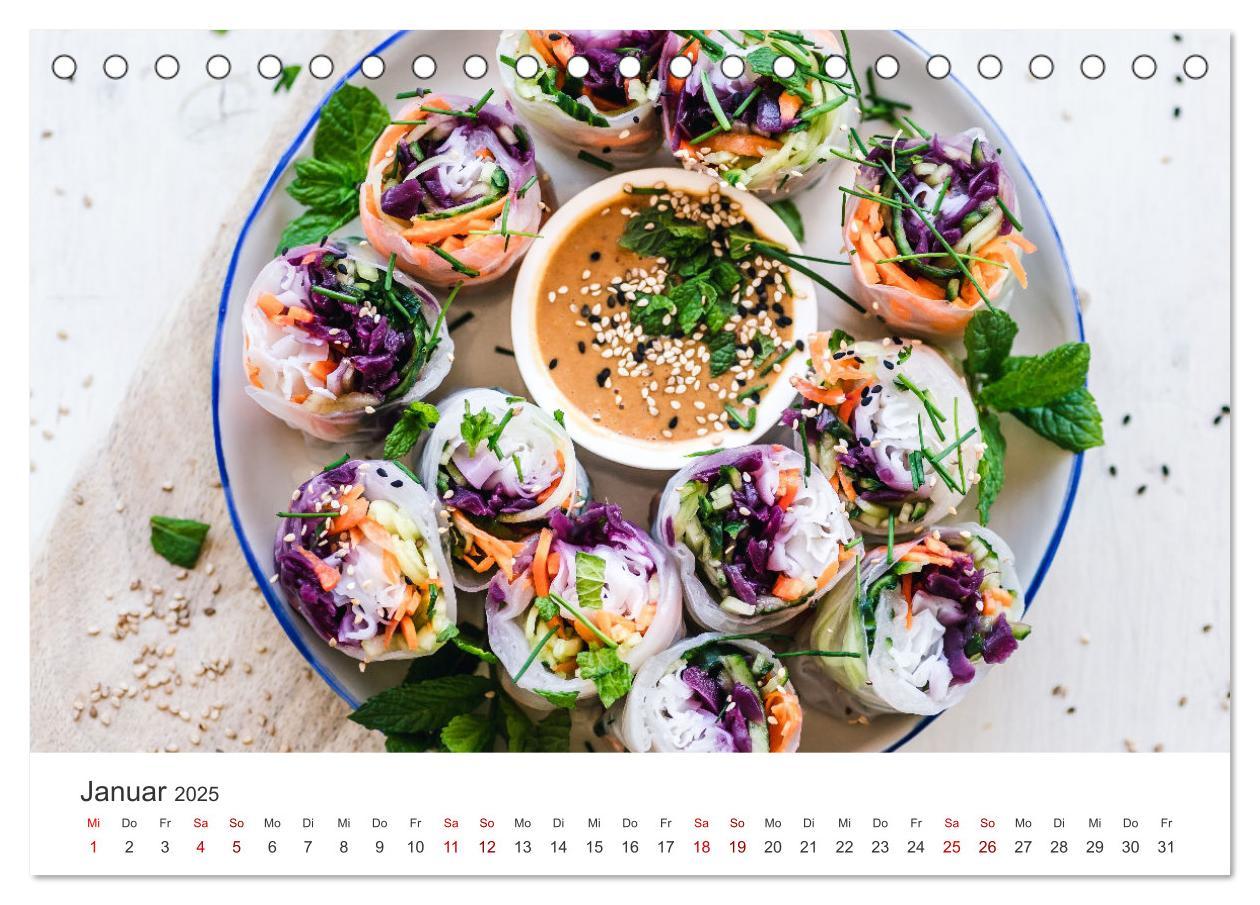 Bild: 9783383936203 | Vegan - Mmmh lecker! (Tischkalender 2025 DIN A5 quer), CALVENDO...