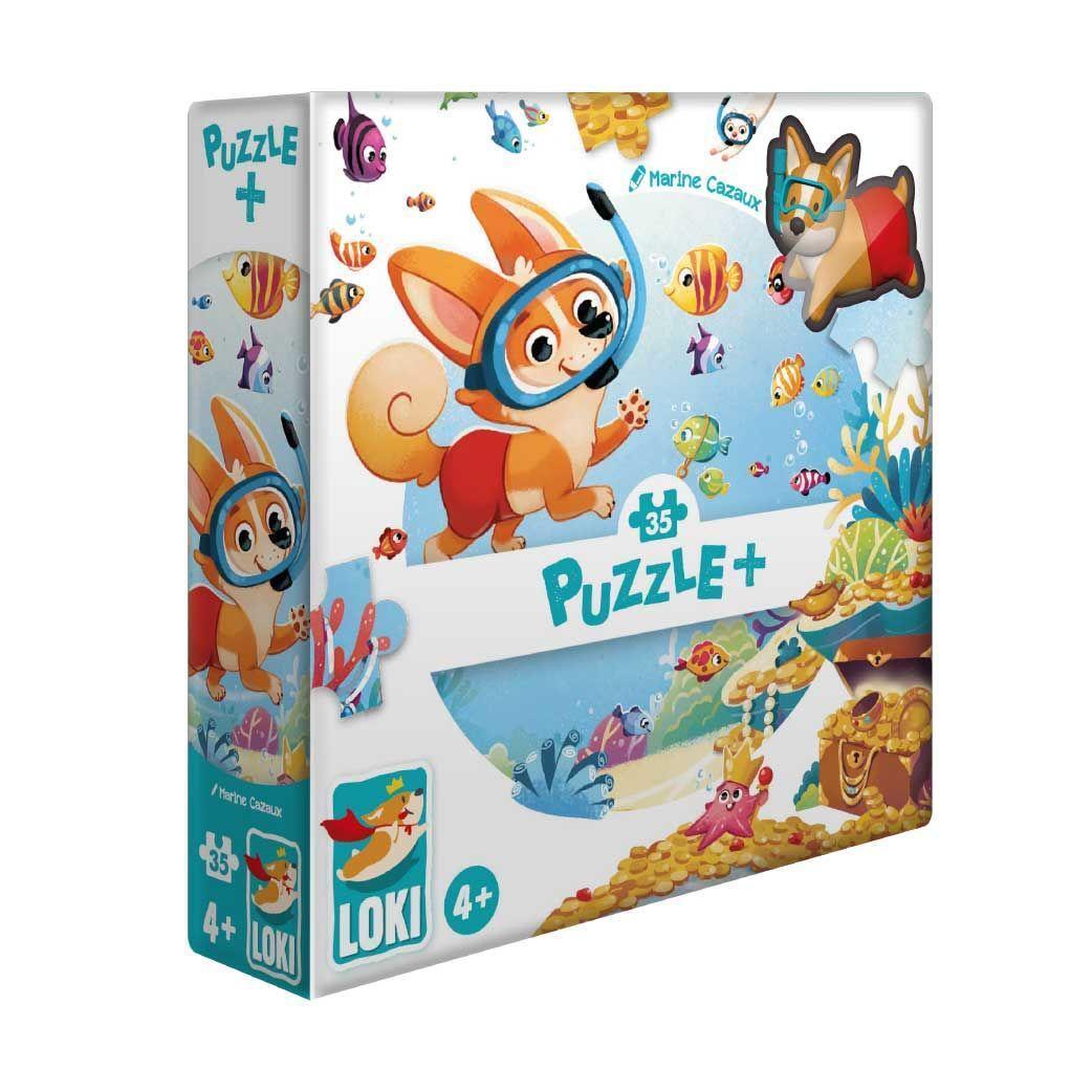 Cover: 3760175519239 | Loki Puzzle Tauchen | Marine Cazaux | Spiel | 519239 | Deutsch | 2022