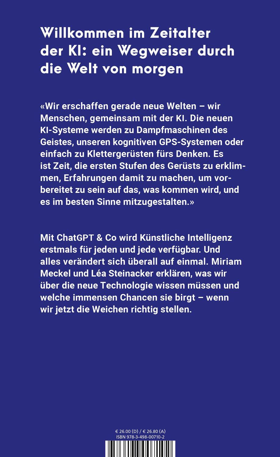 Rückseite: 9783498007102 | Alles überall auf einmal | Miriam Meckel (u. a.) | Buch | 400 S.