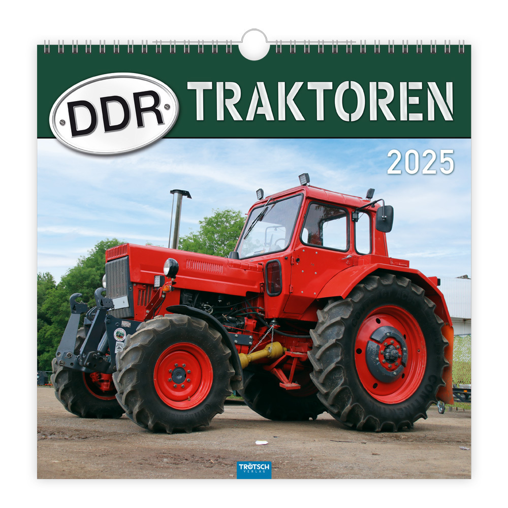 Cover: 9783988022615 | Trötsch Technikkalender DDR-Traktoren 2025 | Co.KG | Kalender | 24 S.