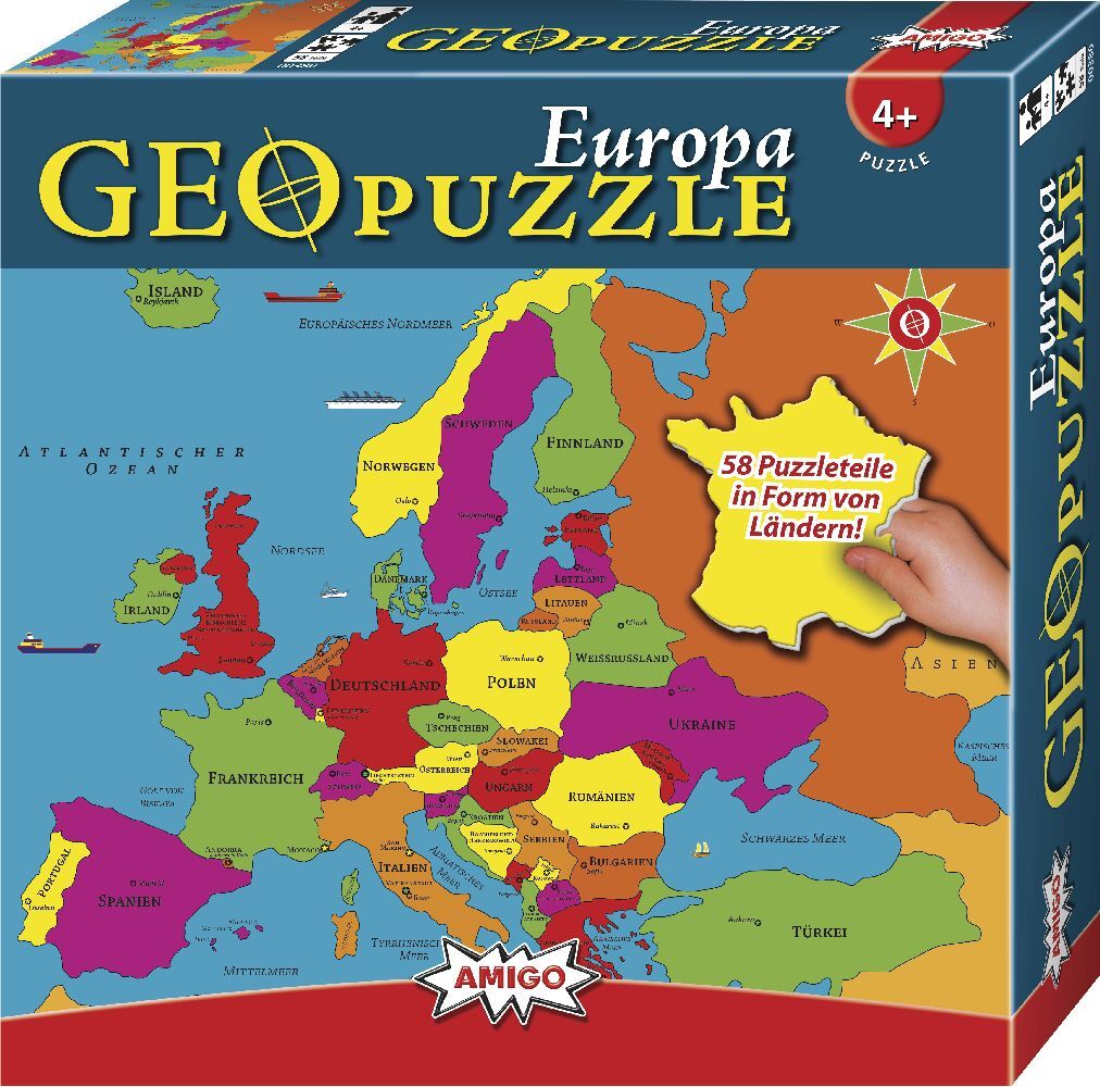 Bild: 4007396003802 | GeoPuzzle - Europa | Spiel | Karton | 00380 | Deutsch | 2010