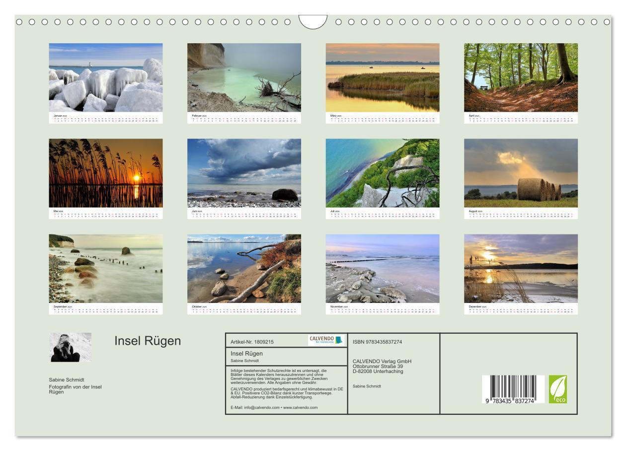 Bild: 9783435837274 | Insel Rügen (Wandkalender 2025 DIN A3 quer), CALVENDO Monatskalender