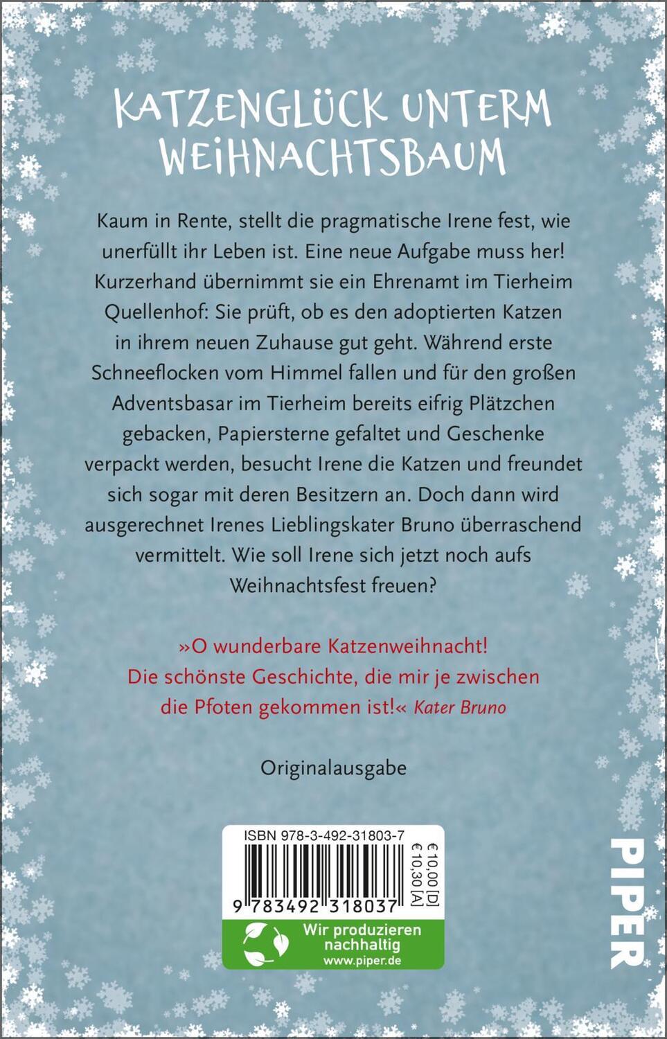 Rückseite: 9783492318037 | Katzenpfötchen im Schnee | Katharina Gerwens | Taschenbuch | 320 S.