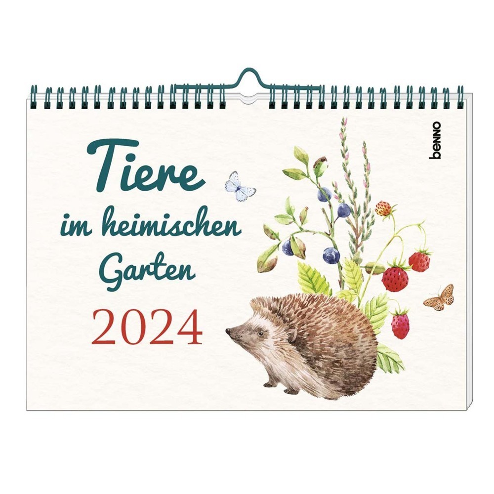 Cover: 9783746263533 | Tiere im heimischen Garten 2024 | Kalender | Spiralbindung | 12 S.