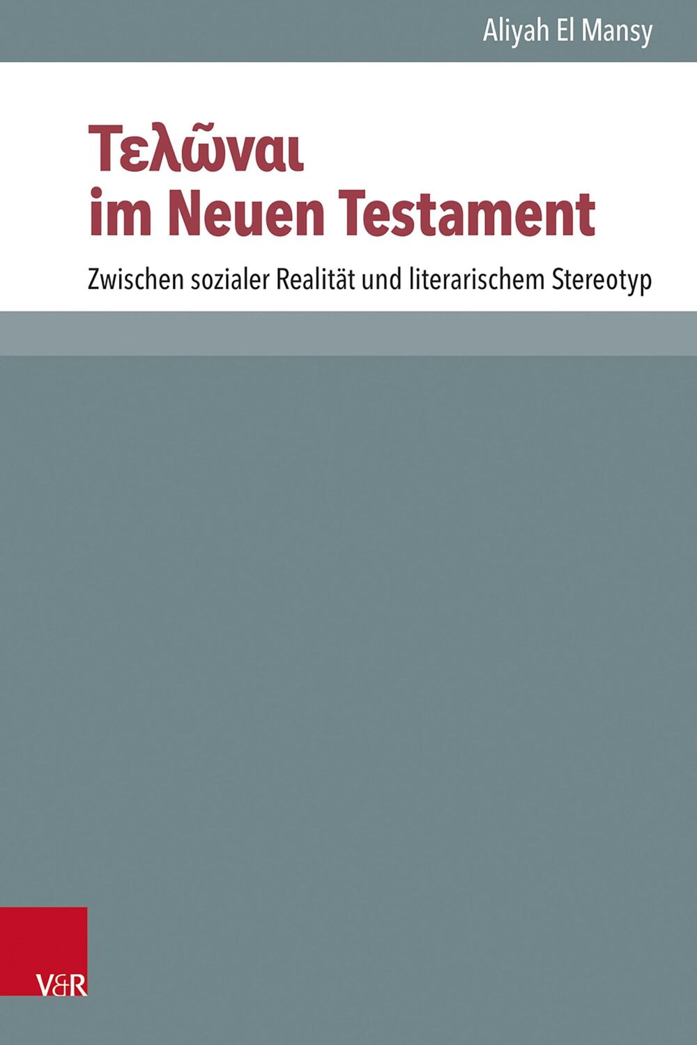 Cover: 9783525500248 | ..................... im Neuen Testament | Aliyah El Mansy | Buch