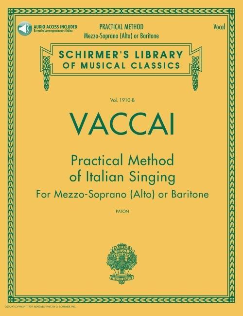 Cover: 9781480328464 | Practical Method of Italian Singing: Mezzo-Soprano (Alto) or...