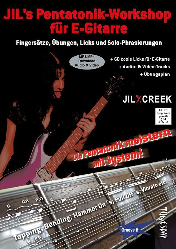 Cover: 9783981053586 | JIL's Pentatonik-Workshop für E-Gitarre | Jil Y. Creek | Deutsch