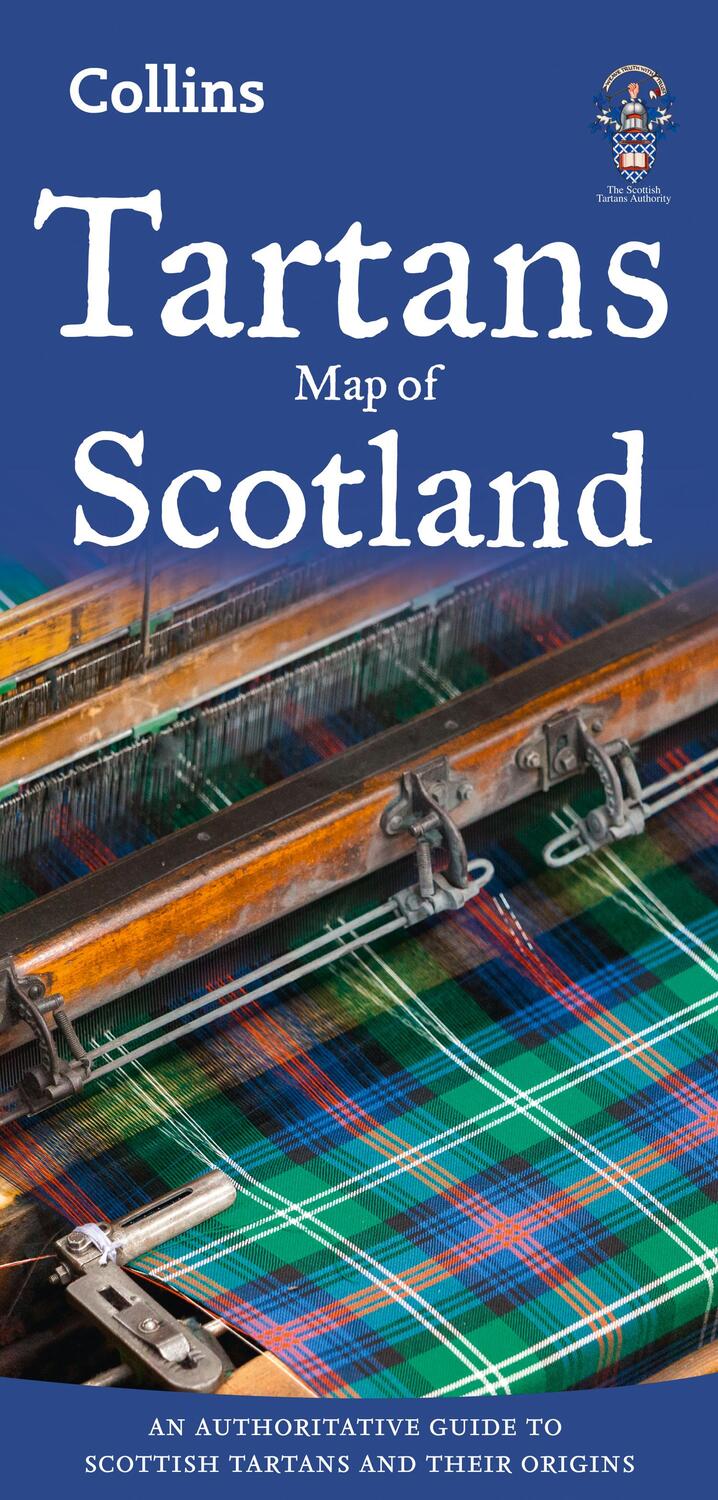 Cover: 9780008368296 | Tartans Map of Scotland | Collins Maps | (Land-)Karte | Englisch