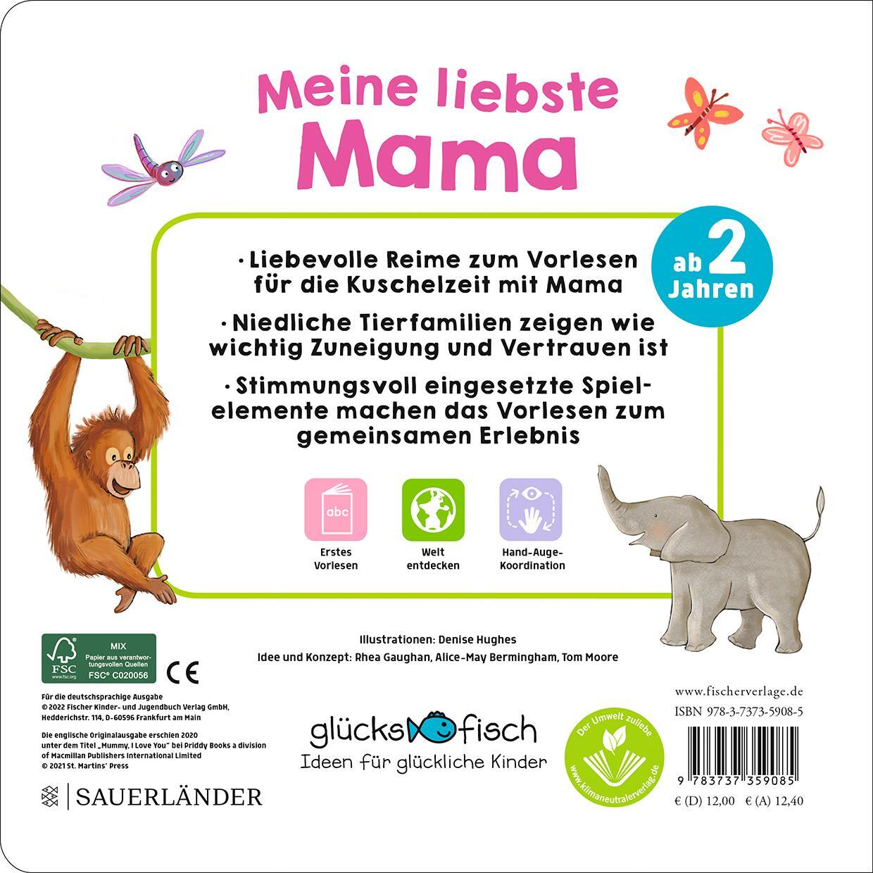 Rückseite: 9783737359085 | Glücksfisch: Meine liebste Mama | Buch | Glücksfisch | Deutsch | 2022