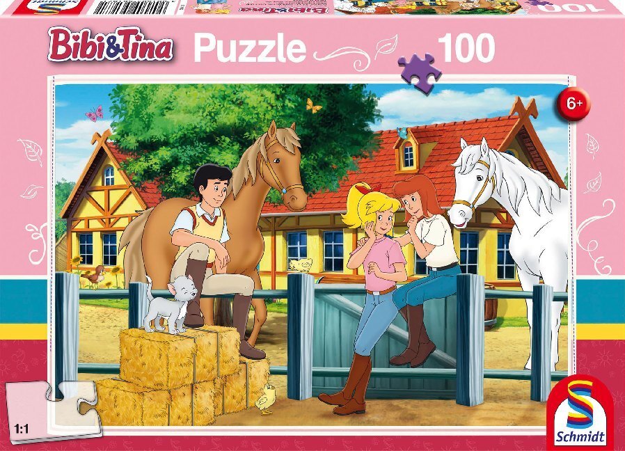 Cover: 4001504561871 | Bibi & Tina, Auf dem Martinshof (Kinderpuzzle) | Spiel | In Spielebox