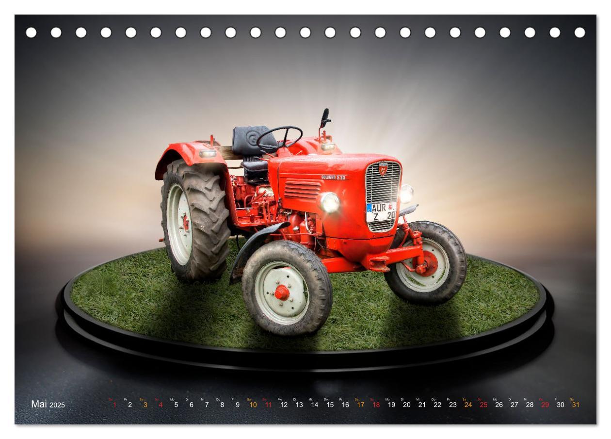 Bild: 9783435094806 | Traktor - Giganten (Tischkalender 2025 DIN A5 quer), CALVENDO...