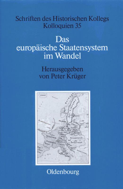 Cover: 9783486561715 | Das europäische Staatensystem im Wandel | Peter Krüger | Buch | ISSN