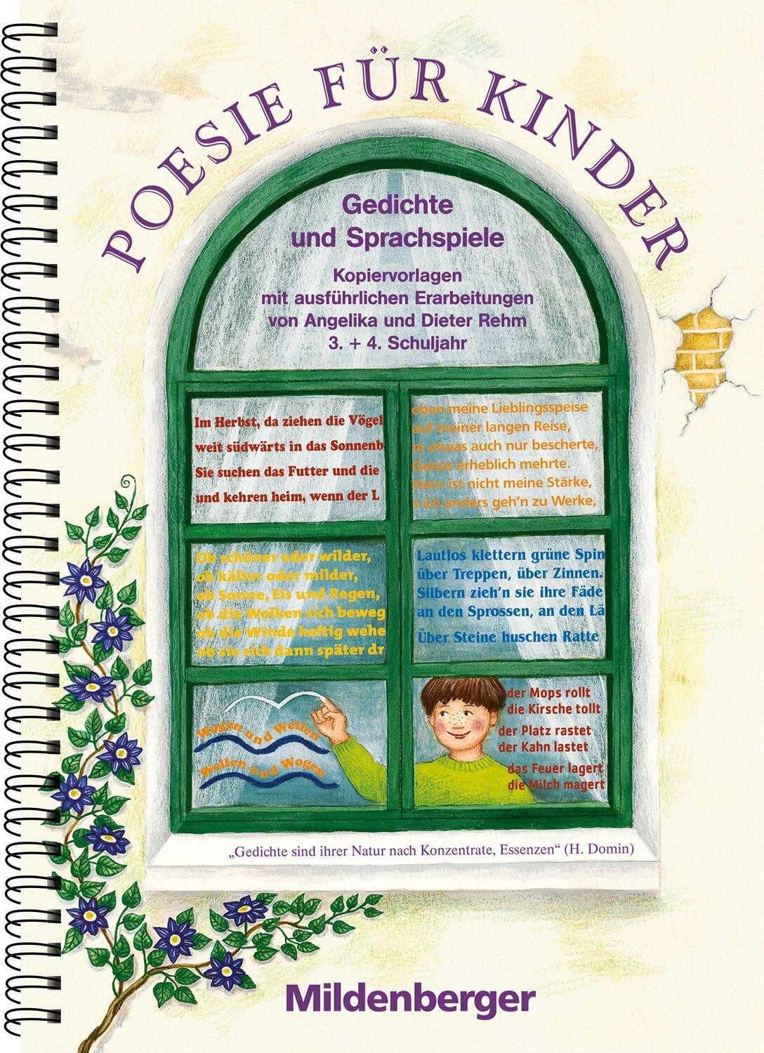 Cover: 9783619141104 | Poesie für Kinder. 3./4. Schuljahr. Gedichte und Sprachspiele | Buch
