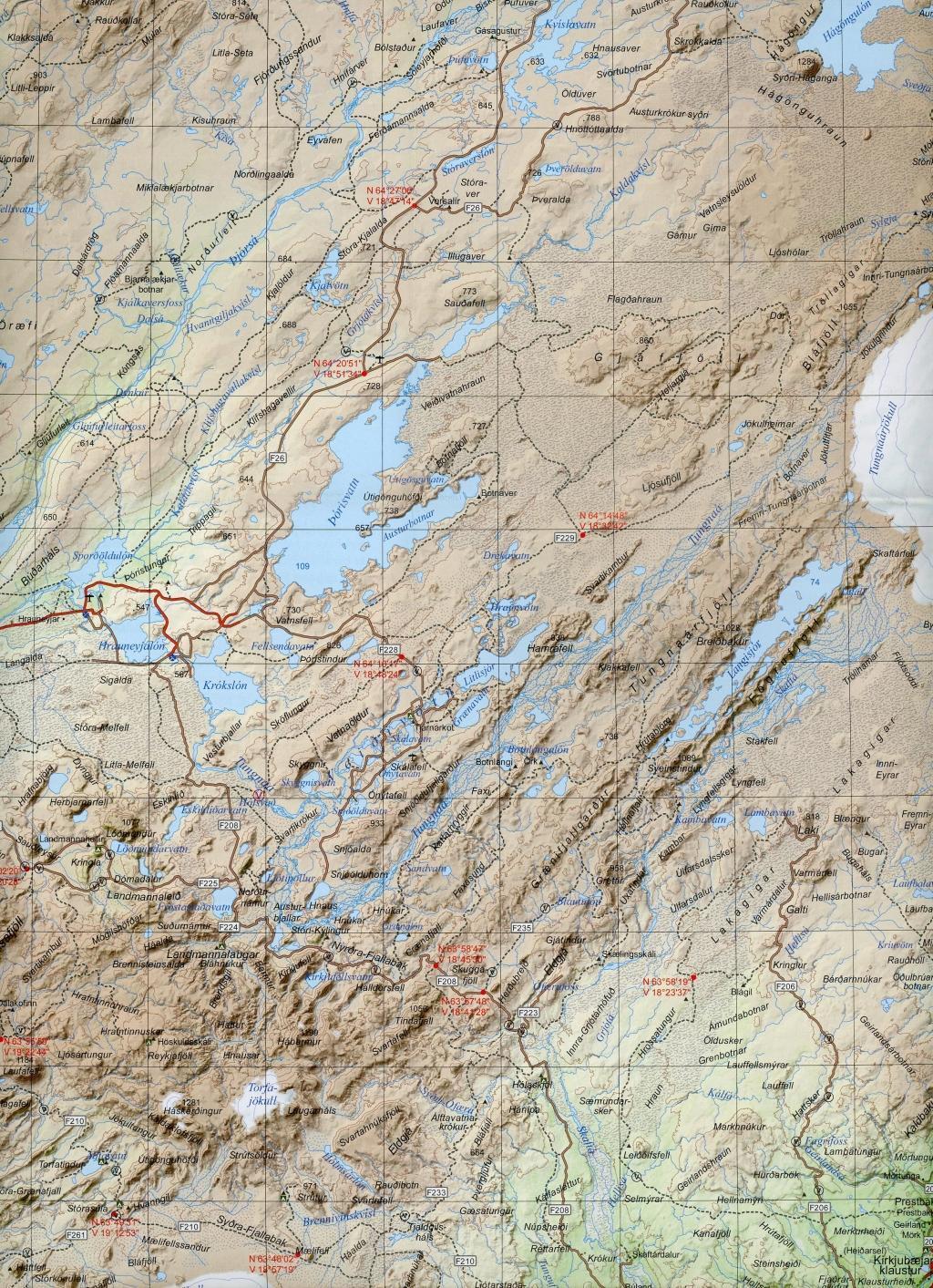 Bild: 9789979323983 | Island 1 : 300 000. Hochlandkarte | (Land-)Karte | In Klarsichthülle