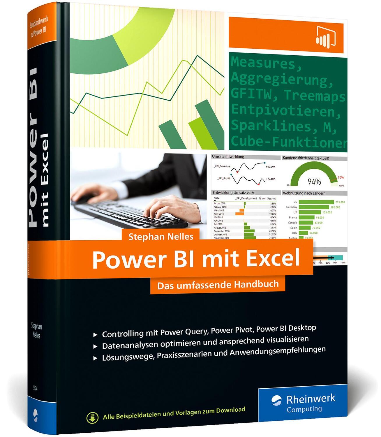 Cover: 9783836293242 | Power BI mit Excel | Stephan Nelles | Buch | Rheinwerk Computing