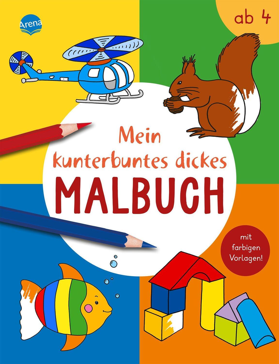 Cover: 9783401718859 | Mein kunterbuntes dickes Malbuch | Taschenbuch | Deutsch | 2022