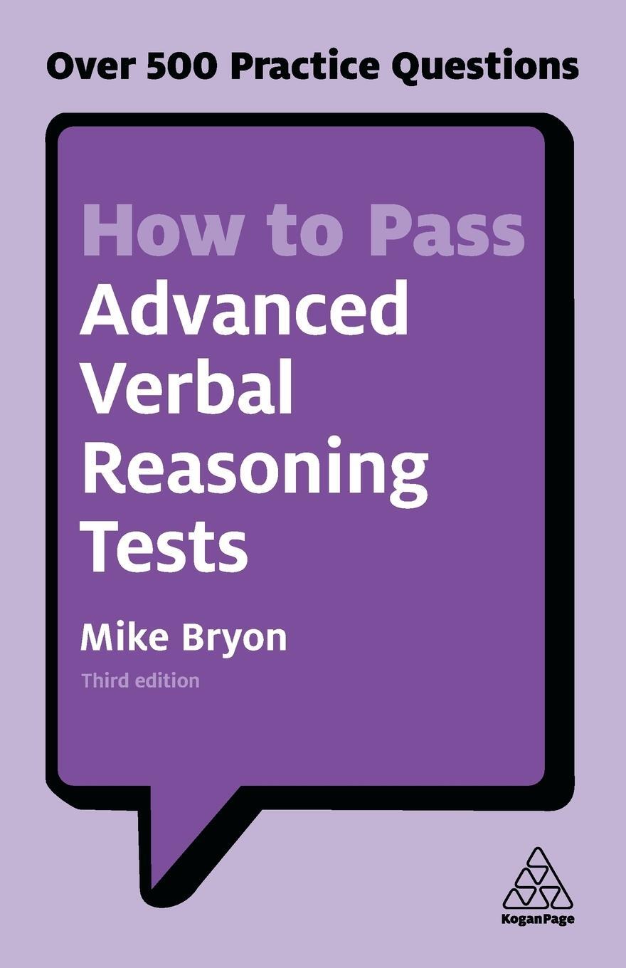 Cover: 9780749480172 | How to Pass Advanced Verbal Reasoning Tests | Mike Bryon | Taschenbuch