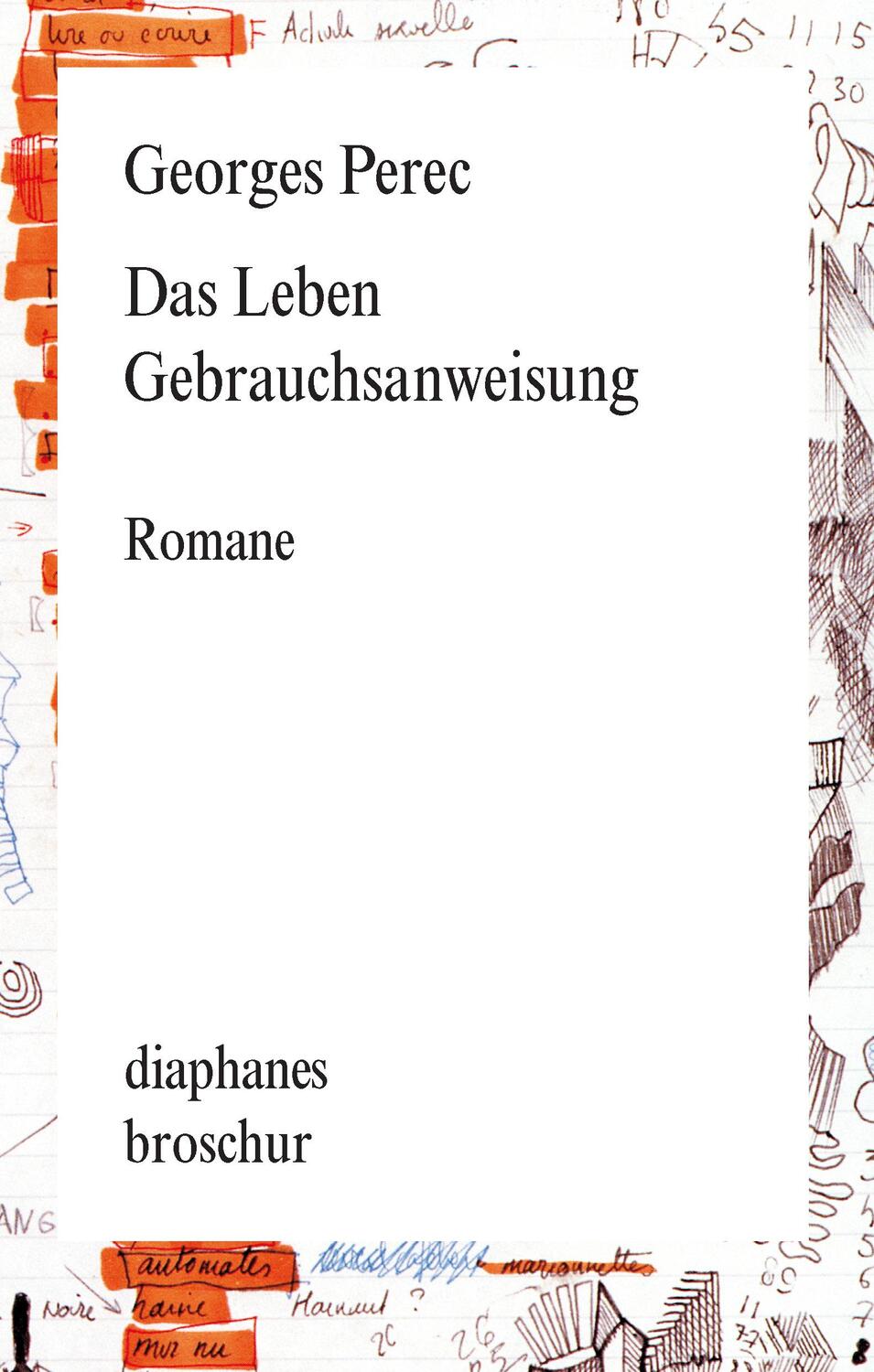 Cover: 9783035800449 | Das Leben Gebrauchsanweisung | Georges Perec | Taschenbuch | 848 S.