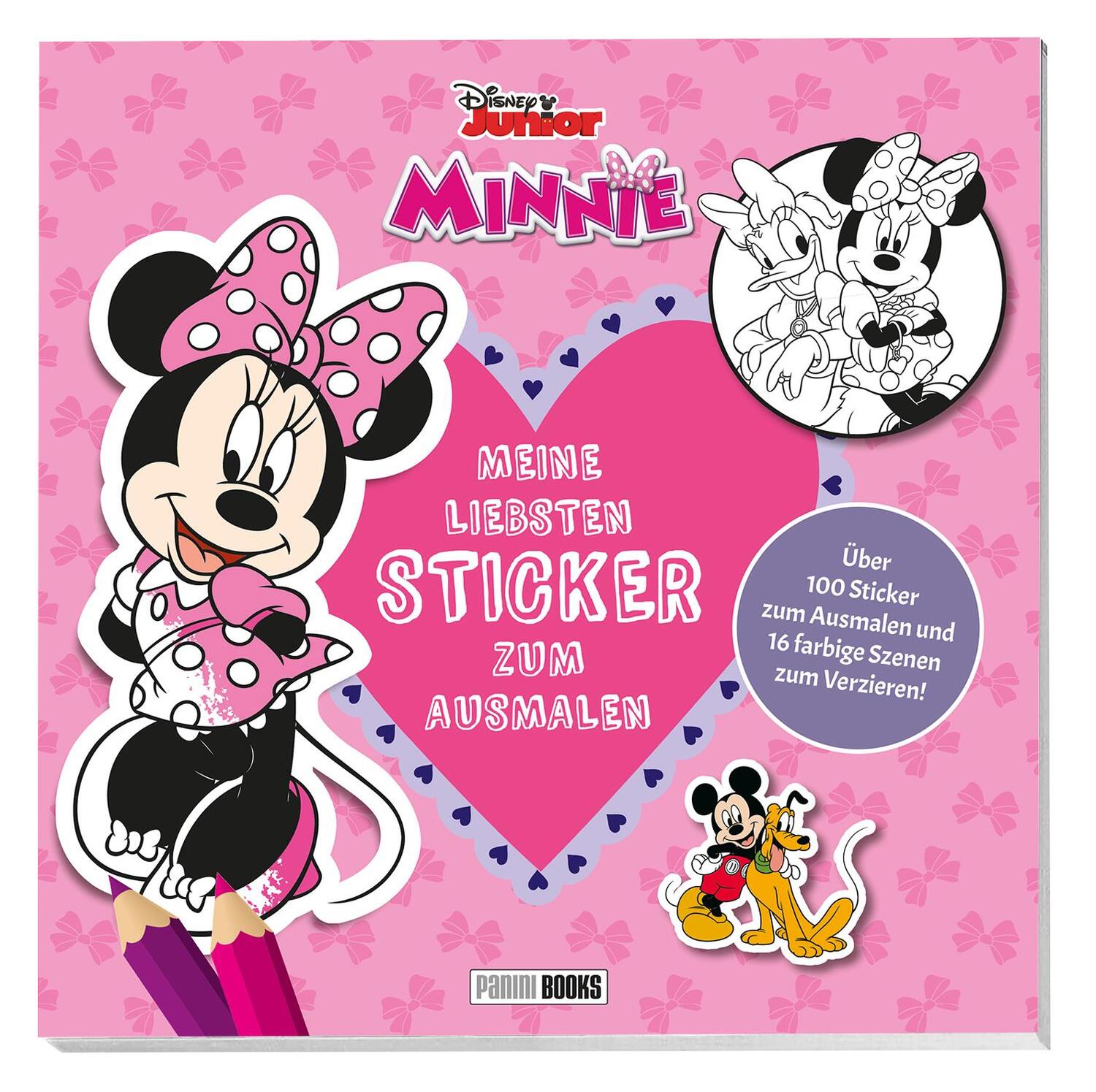 Cover: 9783833243943 | Disney Minnie: Meine liebsten Sticker zum Ausmalen | Taschenbuch