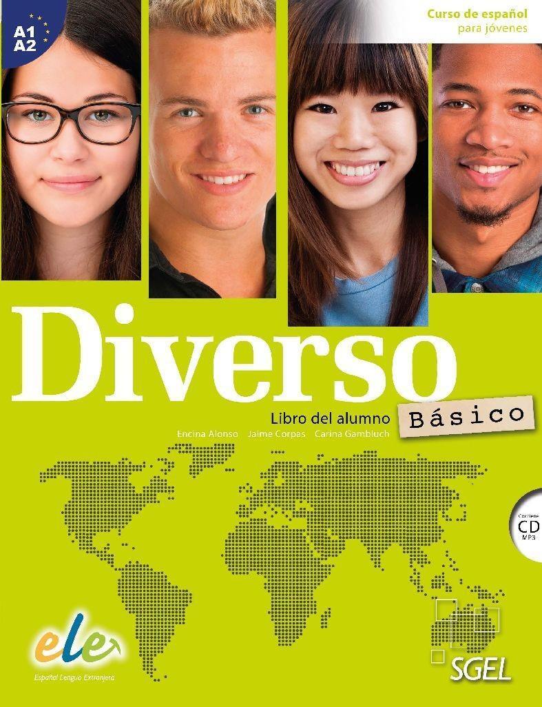 Cover: 9788497788236 | Diverso Basico - Libro del alumno + CD (MP3). A1-A2 | Gambluch (u. a.)