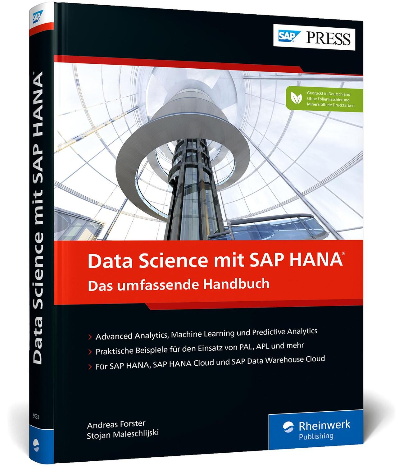 Cover: 9783836290333 | Data Science mit SAP HANA | Andreas Forster (u. a.) | Buch | SAP Press