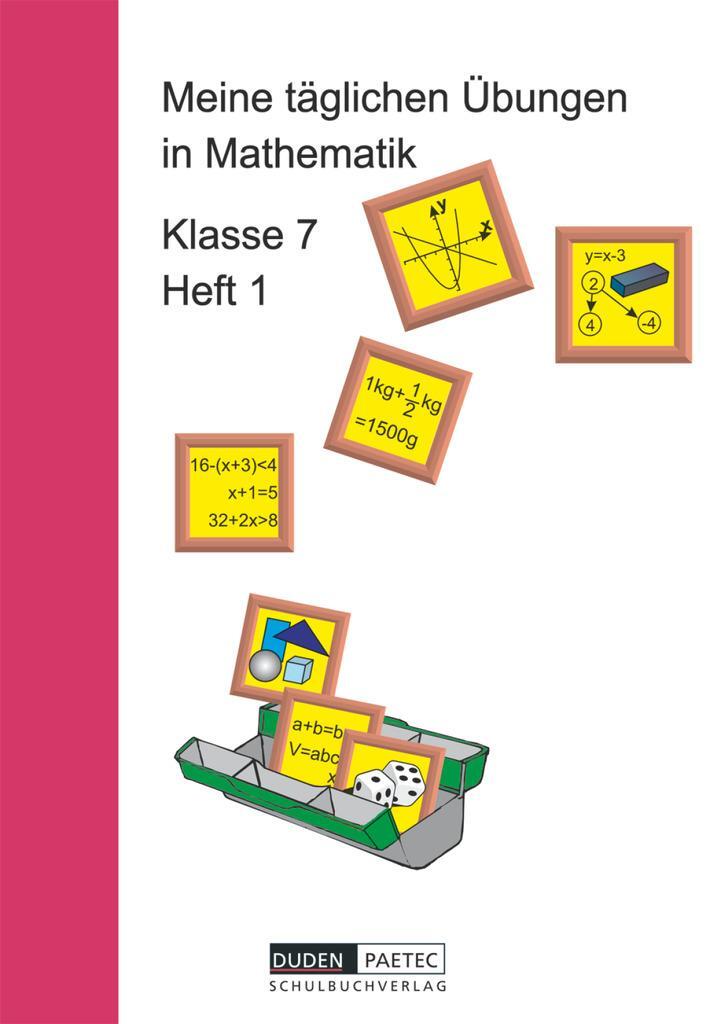 Cover: 9783895171086 | Meine täglichen Übungen in Mathematik Klasse 7 Heft 1 | Reinhard Stamm