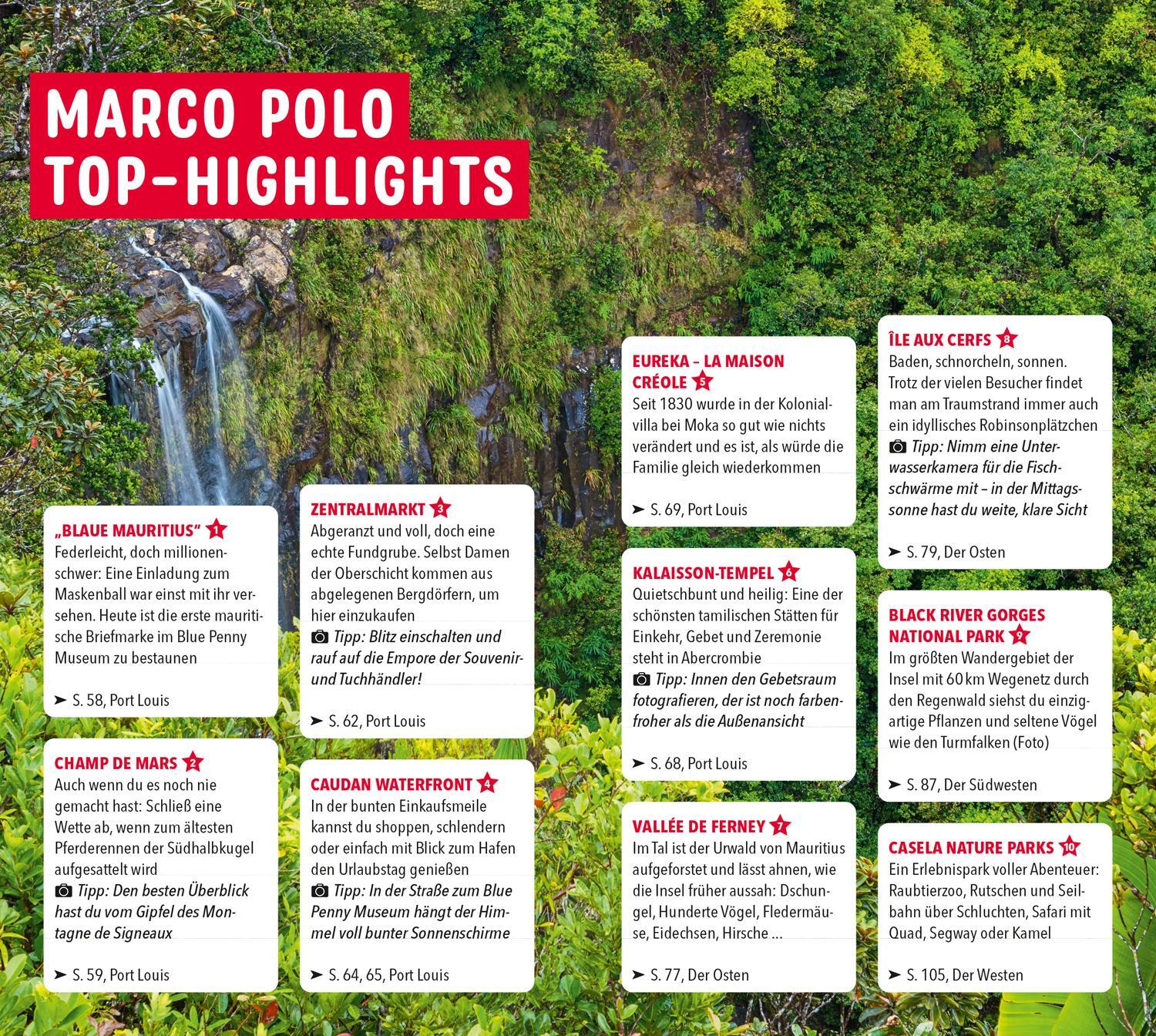 Bild: 9783829731133 | MARCO POLO Reiseführer Mauritius | Freddy Langer (u. a.) | Taschenbuch