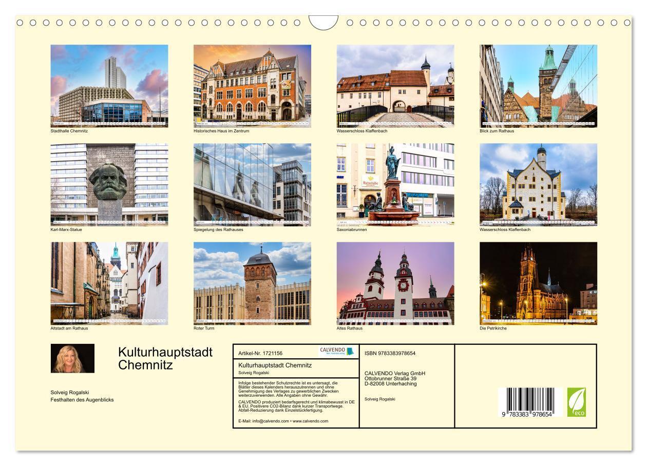 Bild: 9783383978654 | Kulturhauptstadt Chemnitz (Wandkalender 2025 DIN A3 quer), CALVENDO...