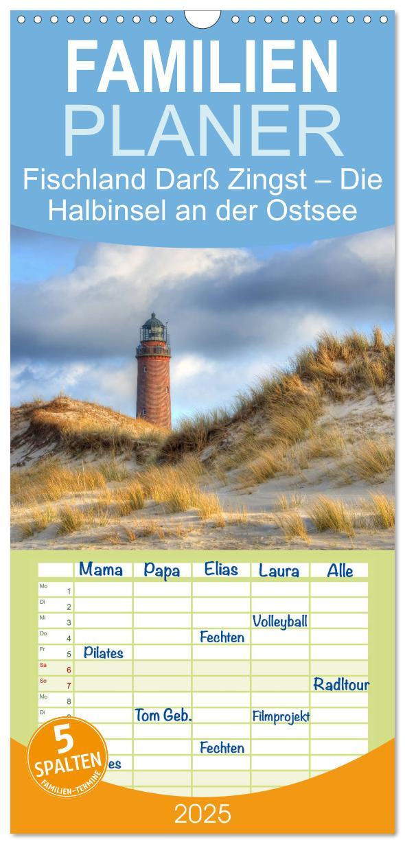 Cover: 9783457113455 | Familienplaner 2025 - Fischland Darß Zingst ¿ Die Halbinsel an der...