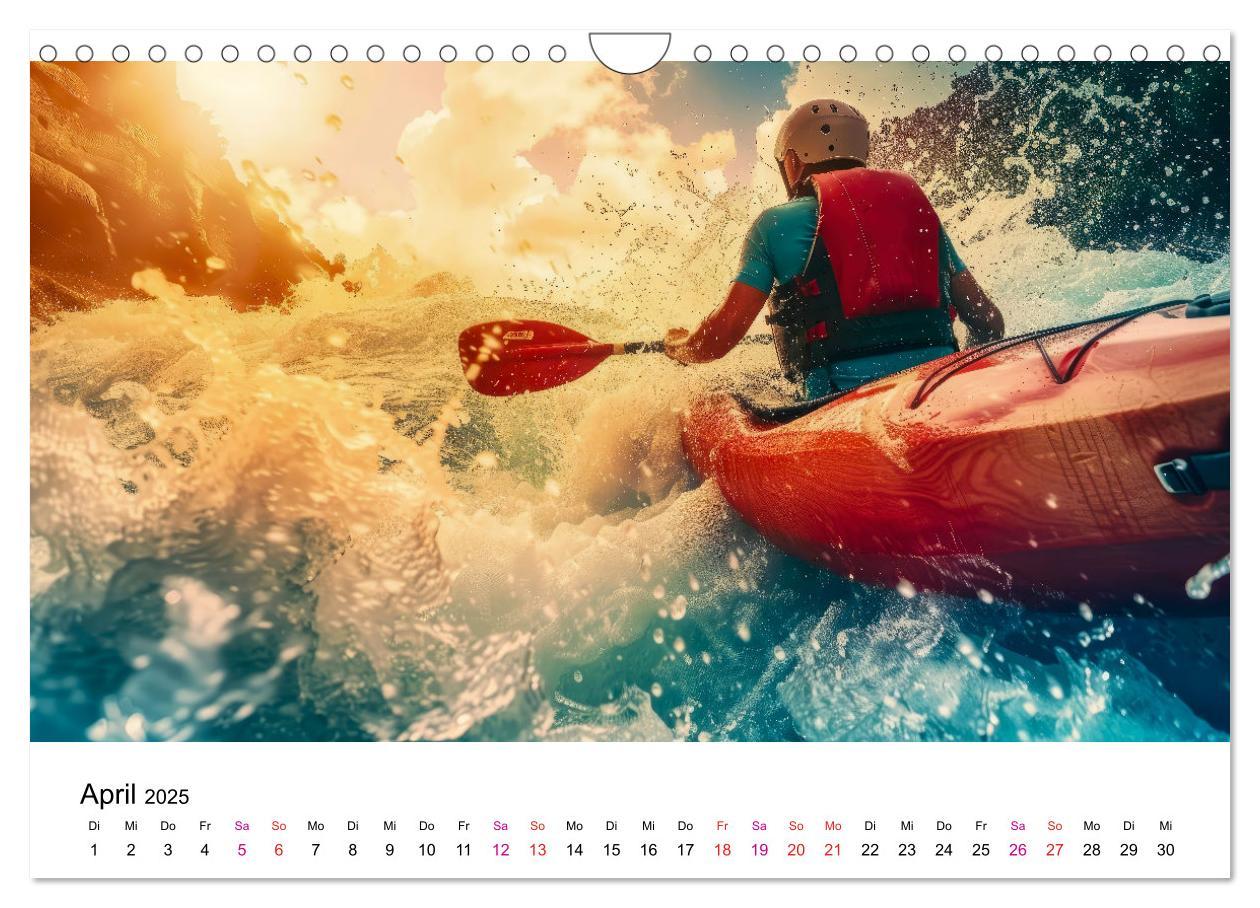 Bild: 9783457140055 | Kajak Erlebnisse (Wandkalender 2025 DIN A4 quer), CALVENDO...