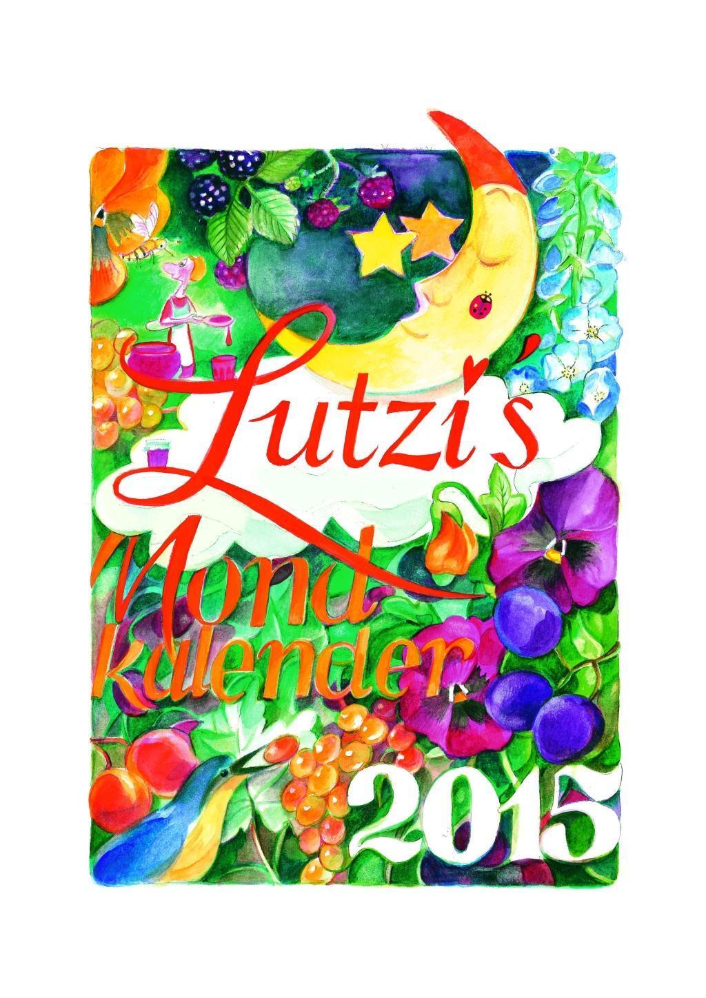 Cover: 9783942966146 | Lutzis Mondkalender kurz 2025 | Andrea Lutzenberger | Lutzenberger