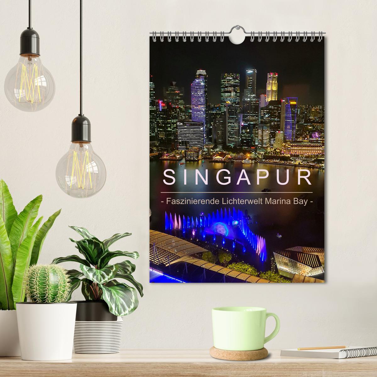 Bild: 9783457225370 | Singapur - Faszinierende Lichterwelt Marina Bay (Wandkalender 2025...